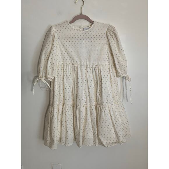 Set Proper Marigold Swiss Dot Beth Dress‎ NWT size 14 - Picture 2 of 4